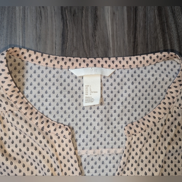 H&M-Light Pink-Sleeveless Blouse-Large - Picture 2 of 4